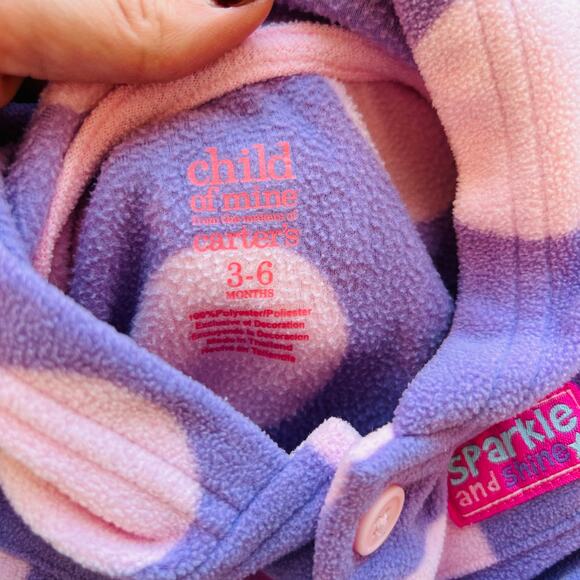 3/$12 3-6 Month Girl 2 Fleece Sweaters - Picture 8 of 8